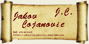 Jakov Ćojanović vizit kartica